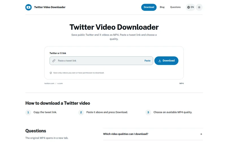 Twitter Downloader